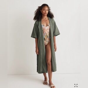 Madewell Green Swim Coverup